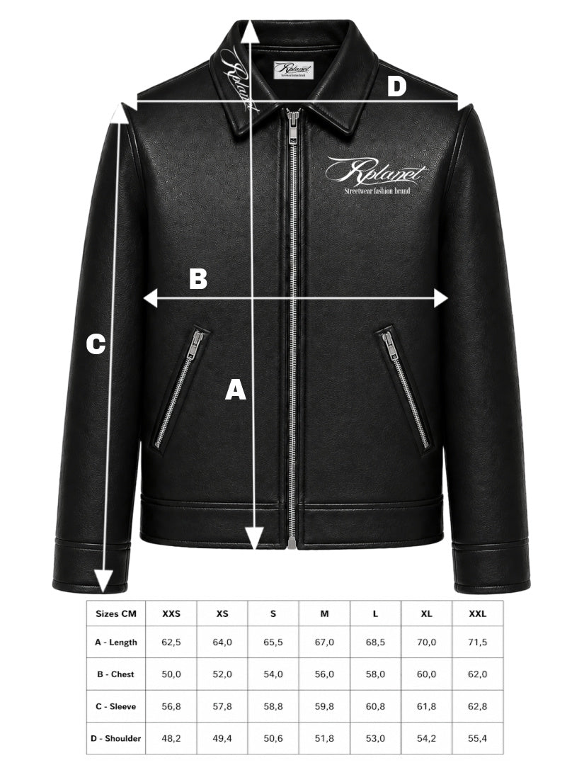 LEATHER BLACK "FLYEST JACKET EVER"