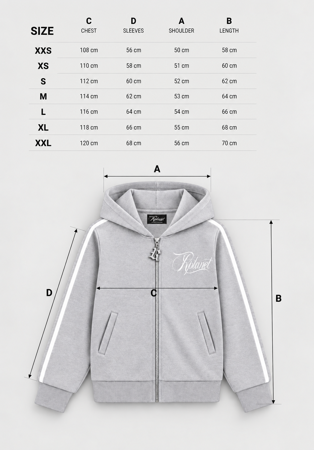 RPLANET GRAY HOODIE