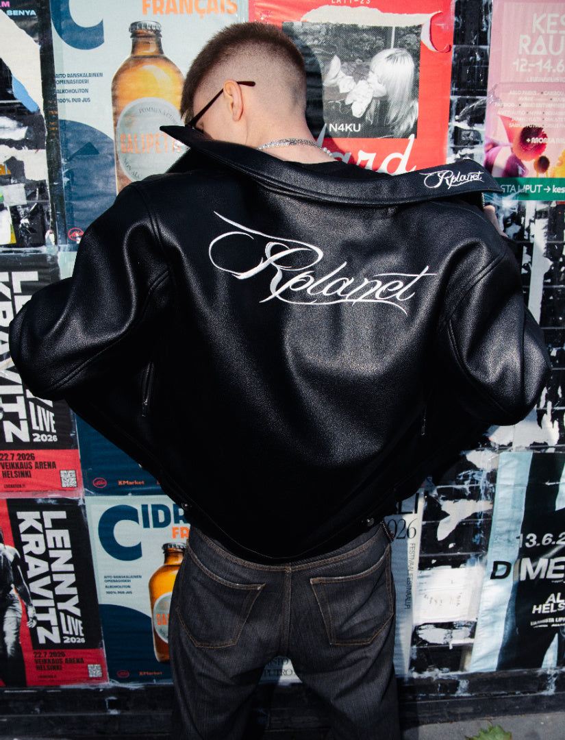 LEATHER BLACK "FLYEST JACKET EVER"
