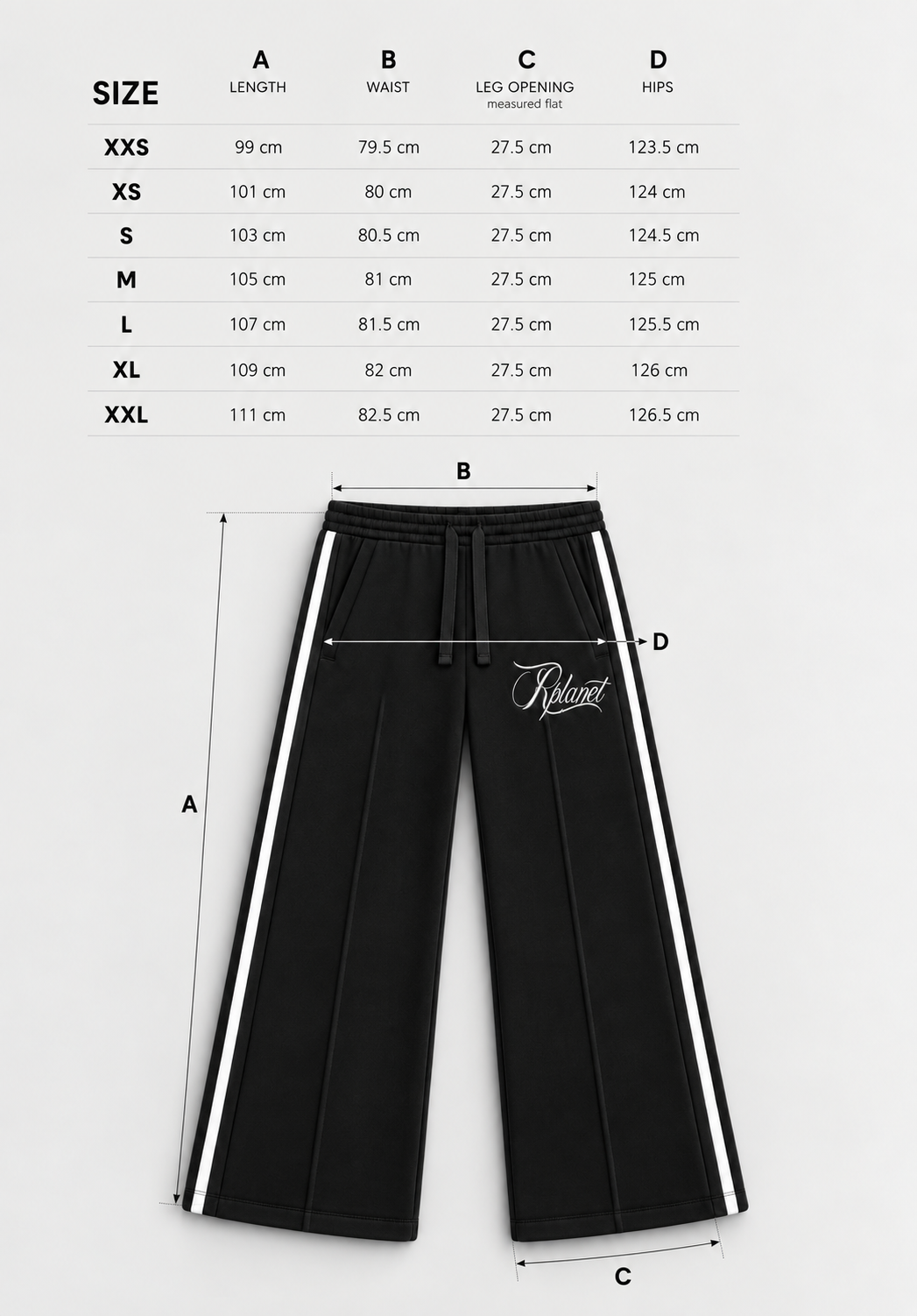 RPLANET BLACK PANTS