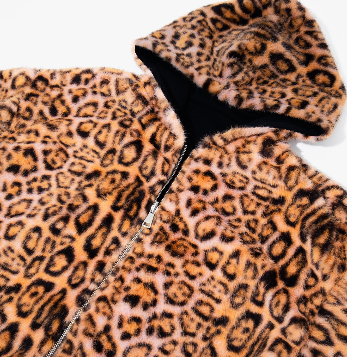 LEOPARD REVERSIBLE HOODIE