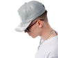 GRAY LEATHER CAP