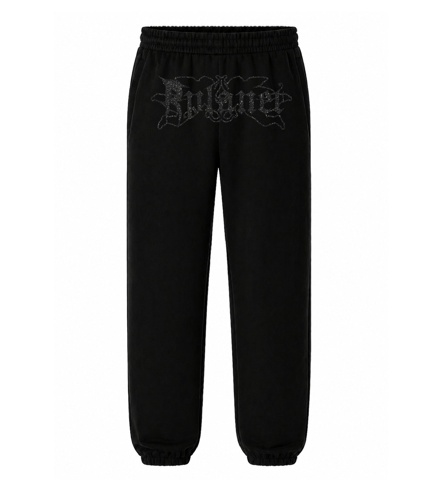 RPLANET BLACK GLITTER PANTS