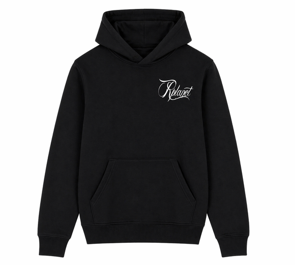 RPLANET BLACK HEAVY HOODIE