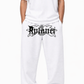 RPLANET WHITE GLITTER PANTS