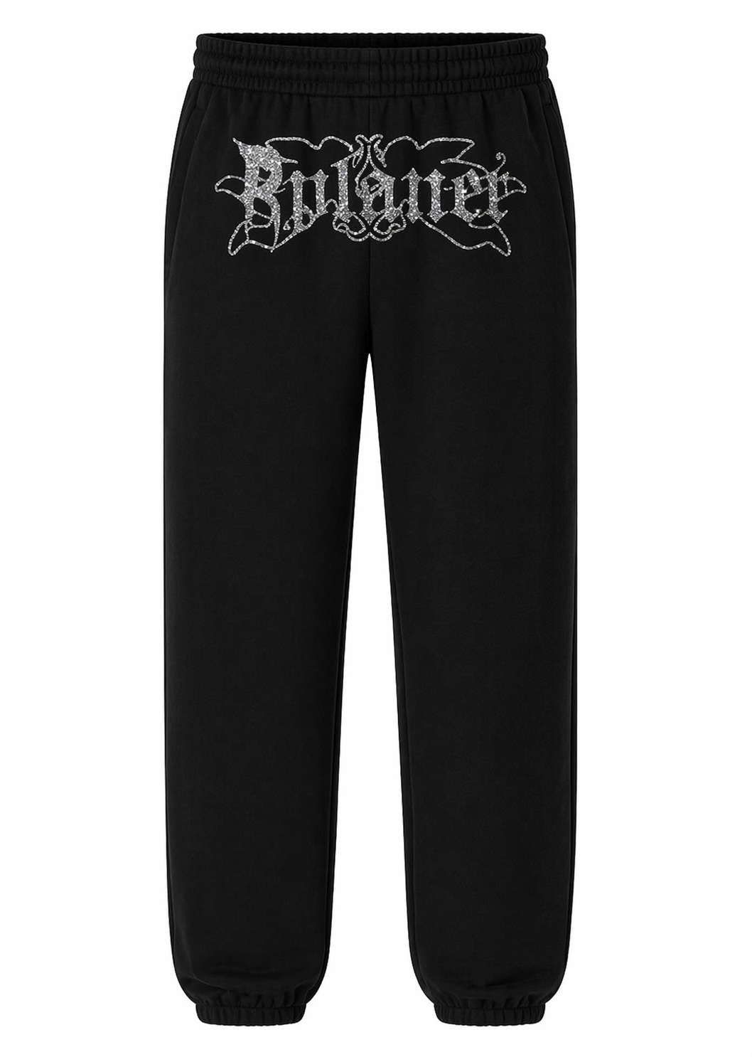 RPLANET SILVER GLITTER PANTS