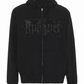 RPLANET BLACK GLITTER ZIP HOODIE
