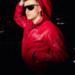 RED BOMBER JACKET