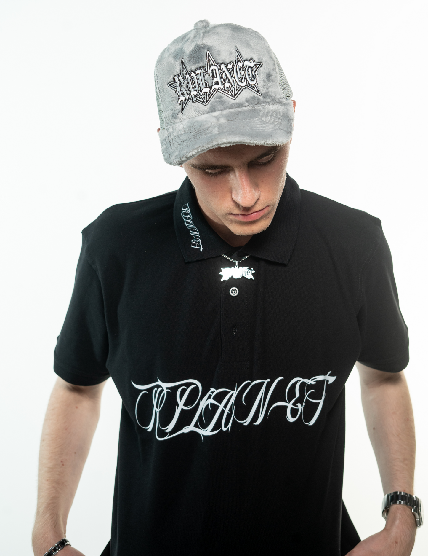 RPLANET POLO SHIRT BLACK