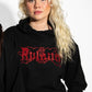 RPLANET RED GLITTER HOODIE