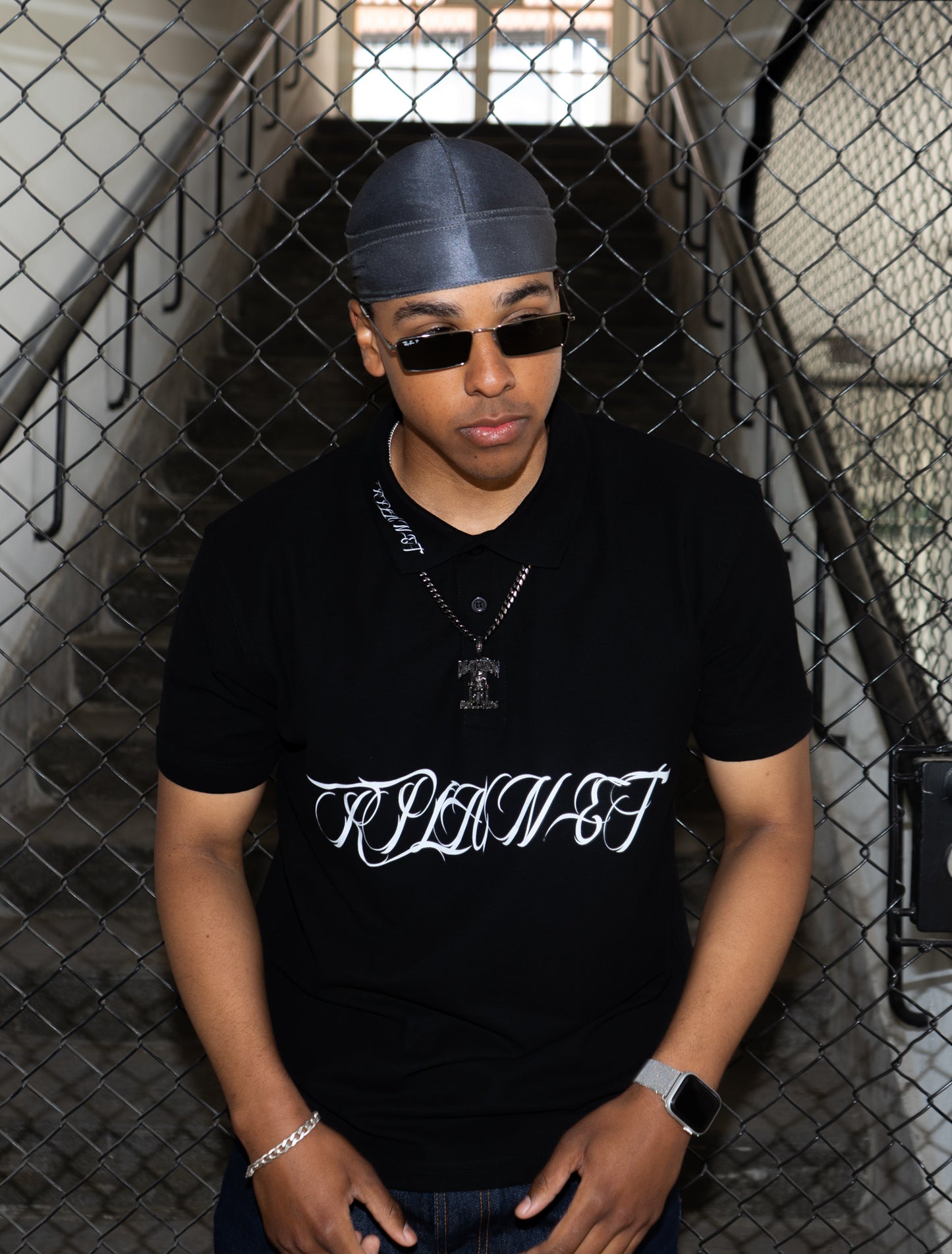 RPLANET POLO SHIRT BLACK