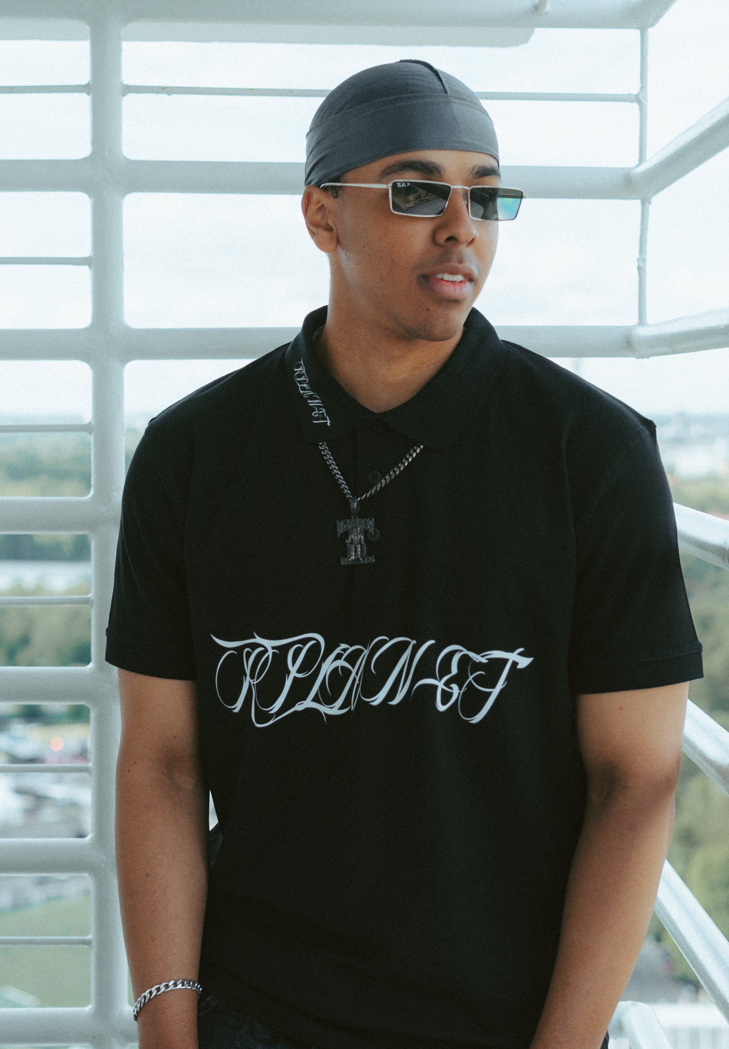 RPLANET POLO SHIRT BLACK