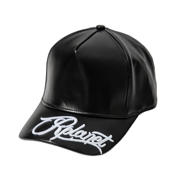 BLACK LEATHER CAP