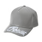 GRAY LEATHER CAP