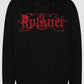 RPLANET RED GLITTER HOODIE