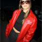 LEATHER RED "FLYEST JACKET EVER"