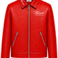 LEATHER RED "FLYEST JACKET EVER"