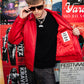 LEATHER RED "FLYEST JACKET EVER"
