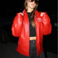 LEATHER RED "FLYEST JACKET EVER"