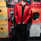 LEATHER RED "FLYEST JACKET EVER"