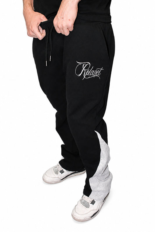 RPLANET LIMITED BLACK FLARED PANTS