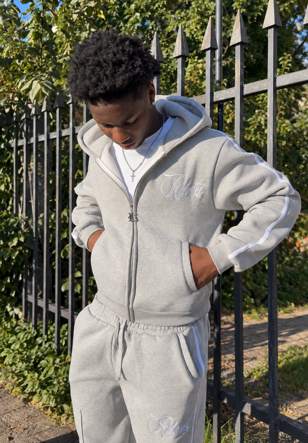 RPLANET GRAY HOODIE