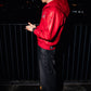 RED BOMBER JACKET