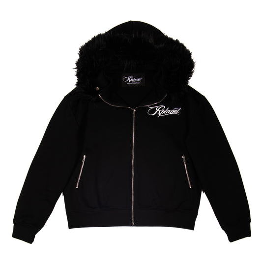 RPLANET FUR HOOD HOODIE