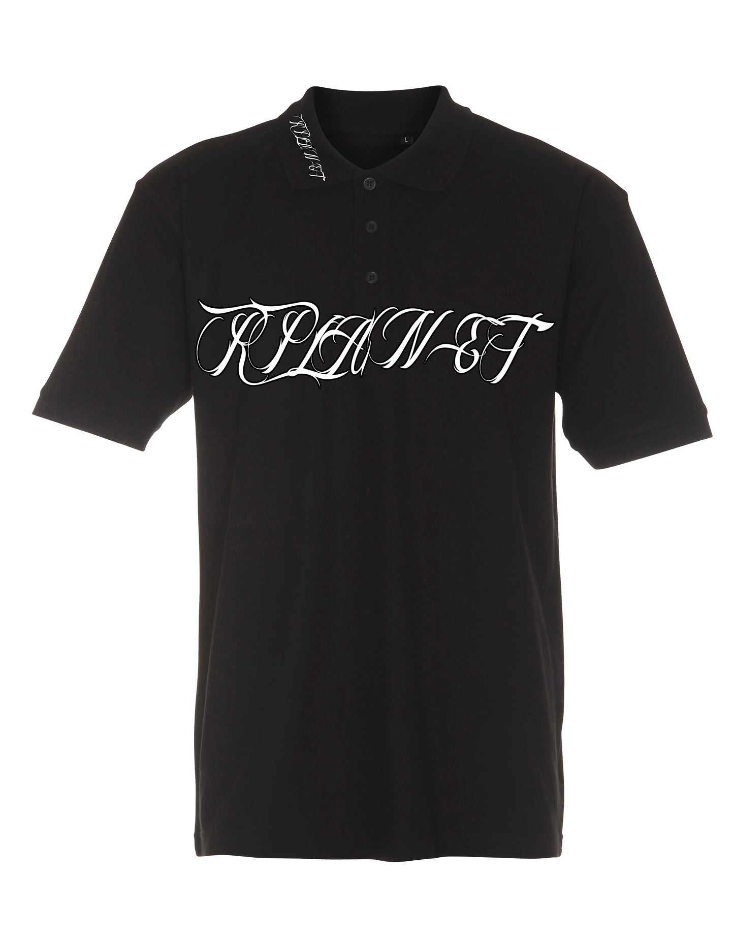 RPLANET POLO SHIRT BLACK