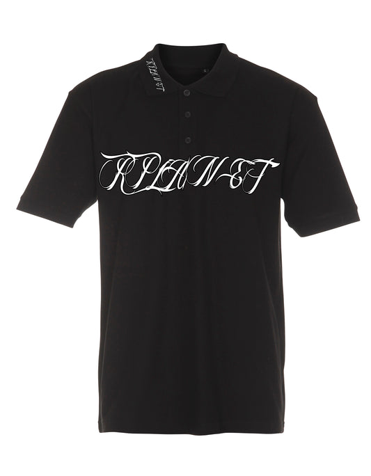 RPLANET POLO SHIRT BLACK