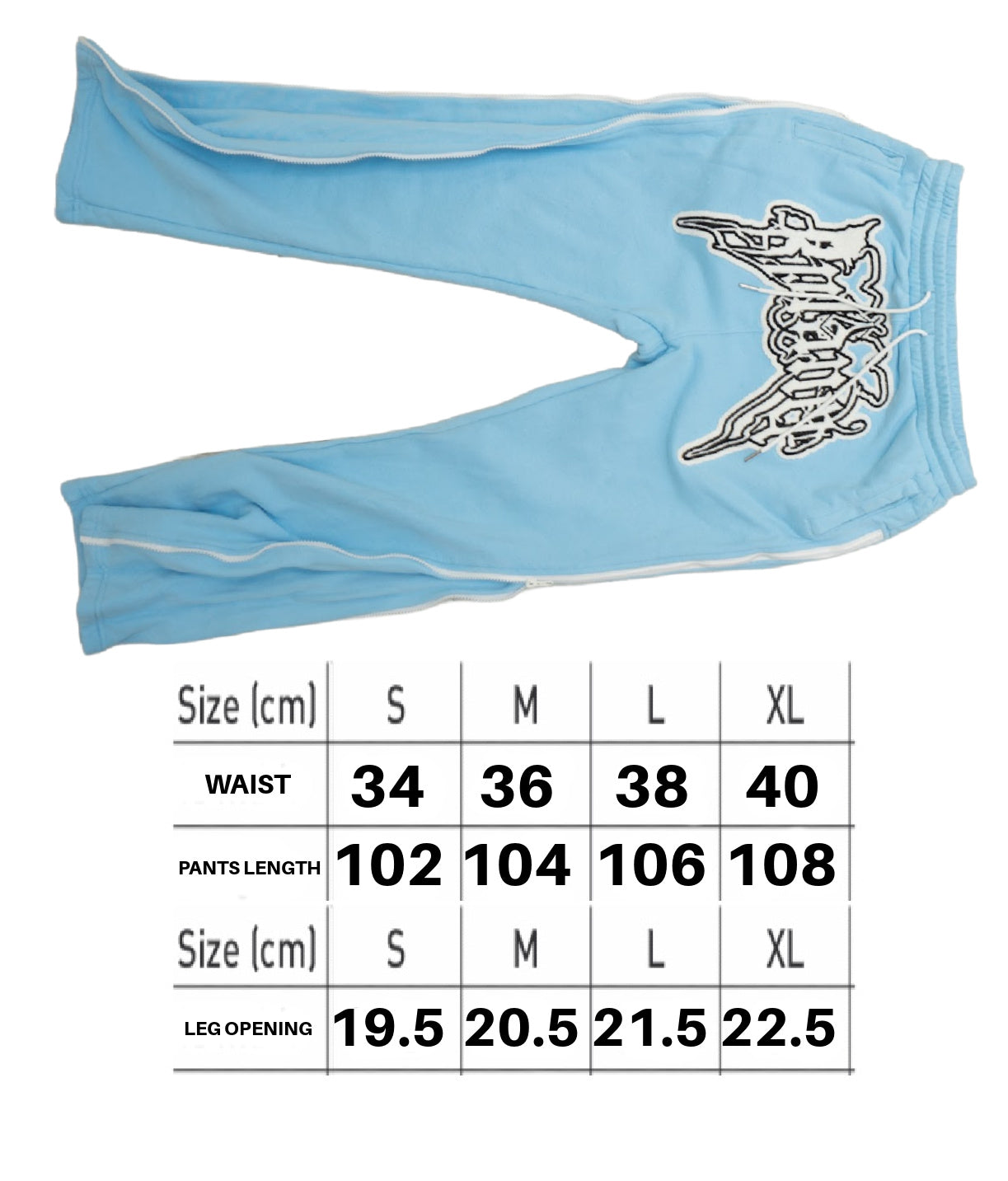 BABYBLUE TRACKSUIT