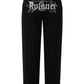 RPLANET SILVER GLITTER STRAIGHT PANTS