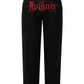 RPLANET RED GLITTER STRAIGHT PANTS