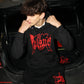 RPLANET BLACK BIG LOGO HOODIE