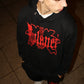 RPLANET BLACK BIG LOGO HOODIE