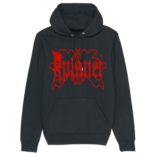 RPLANET BLACK BIG LOGO HOODIE